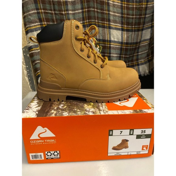 Bottes De Randonnée Ozark Trail Troy II - Taille 10 US, Noir, Semelle Robuste - Neuf Avec Emballage